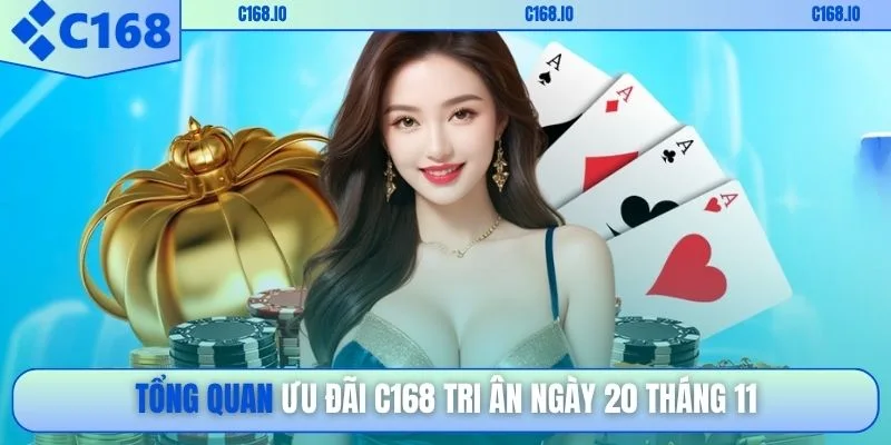 Tổng quan ưu đãi C168 tri ân ngày 20 tháng 11